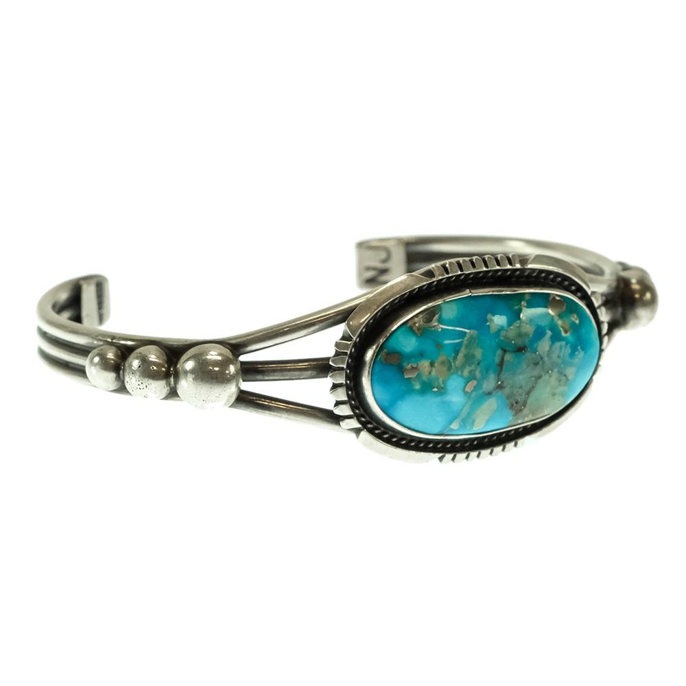 South Texas Tack 3 Row Turquoise Cuff