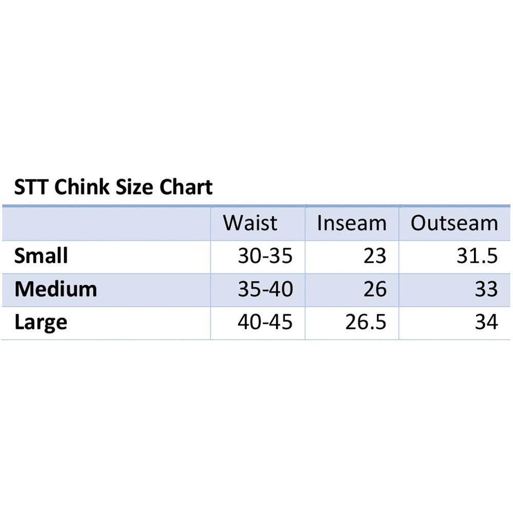 STT Step-In Roughout Chinks with Basketweave Waist and Pocket