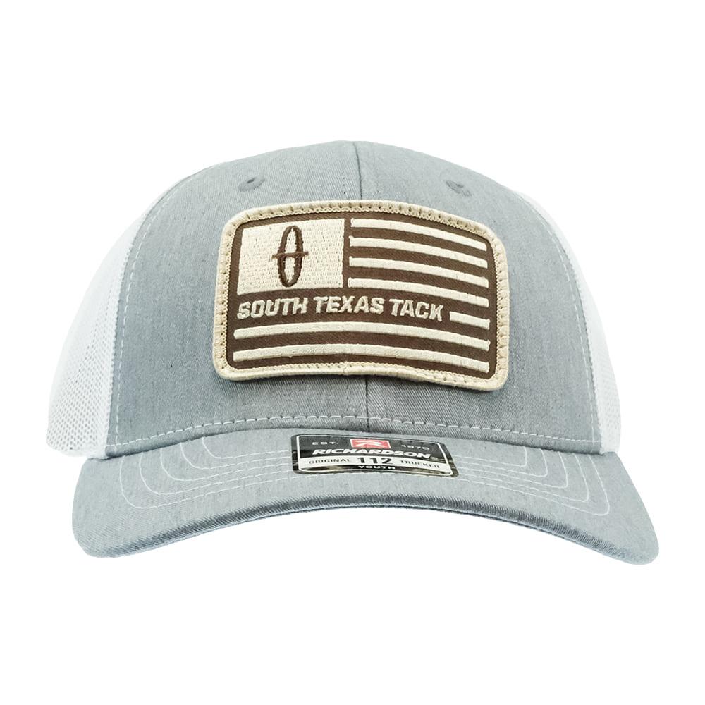 STT Bar Nothing Flag Patch Grey with White Meshback Cap