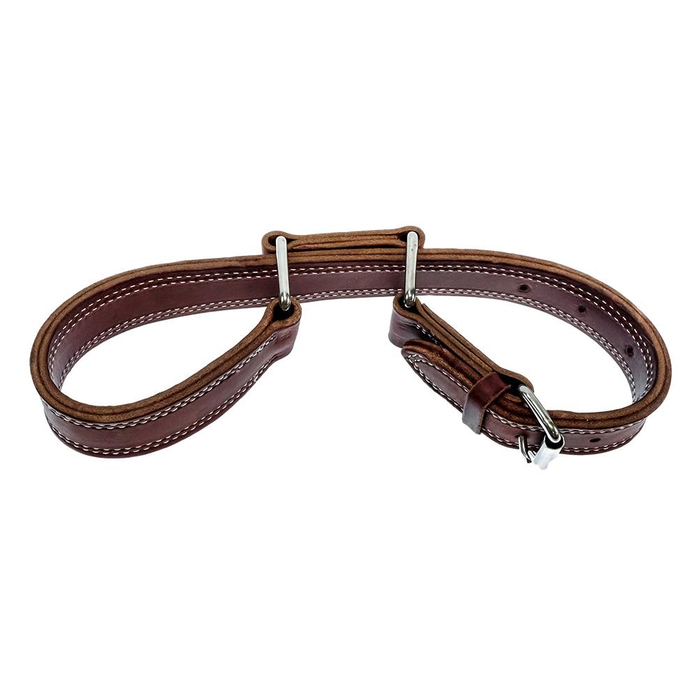 STT Latigo Leather Stitched Hobbles with Buckle