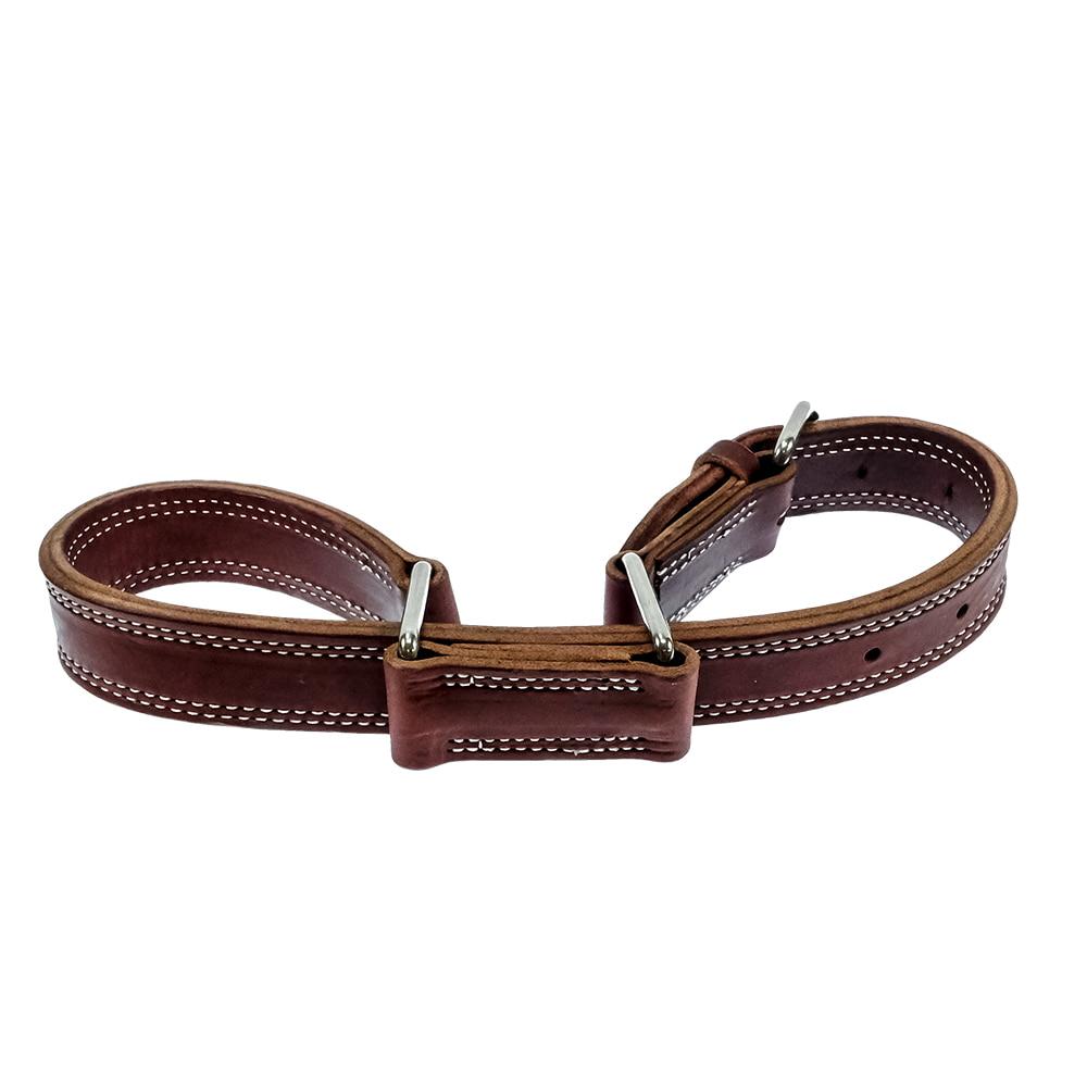 STT Latigo Leather Stitched Hobbles with Buckle