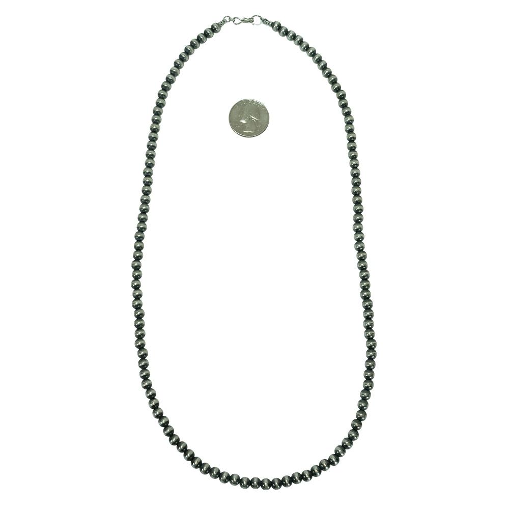 Navajo Pearl Necklace 6mm x 26inches