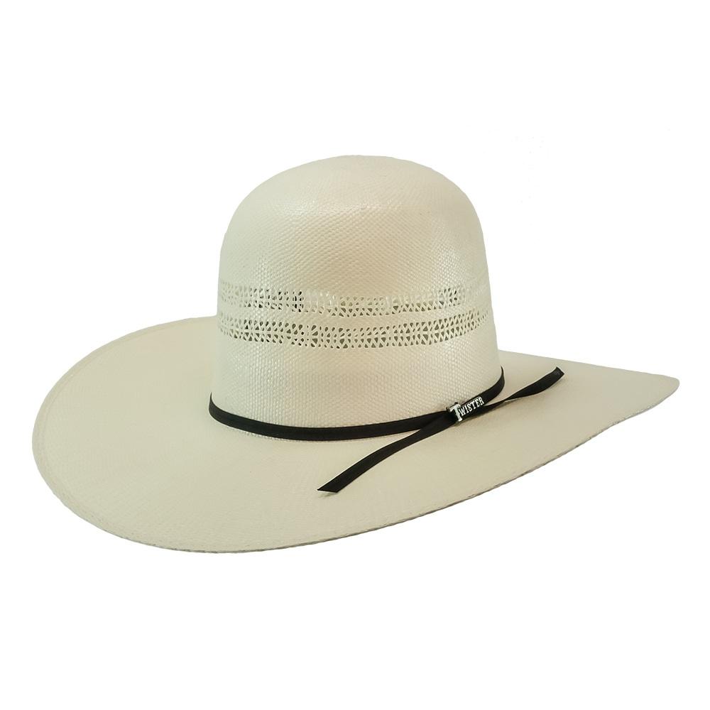 Twister Bangora Straw 4.5 Brim Open Crown Cowboy Hat