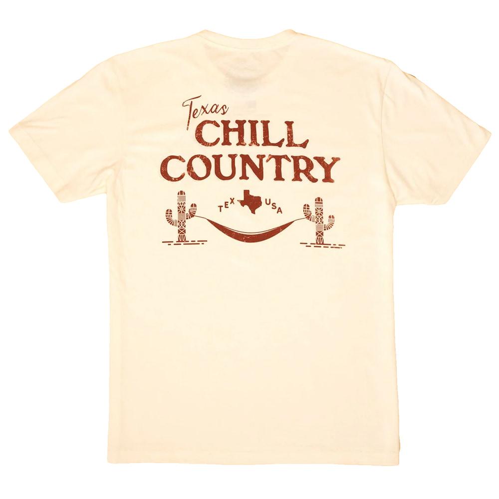 THC Provisions Texas Chill Country White Graphic Men's Tee