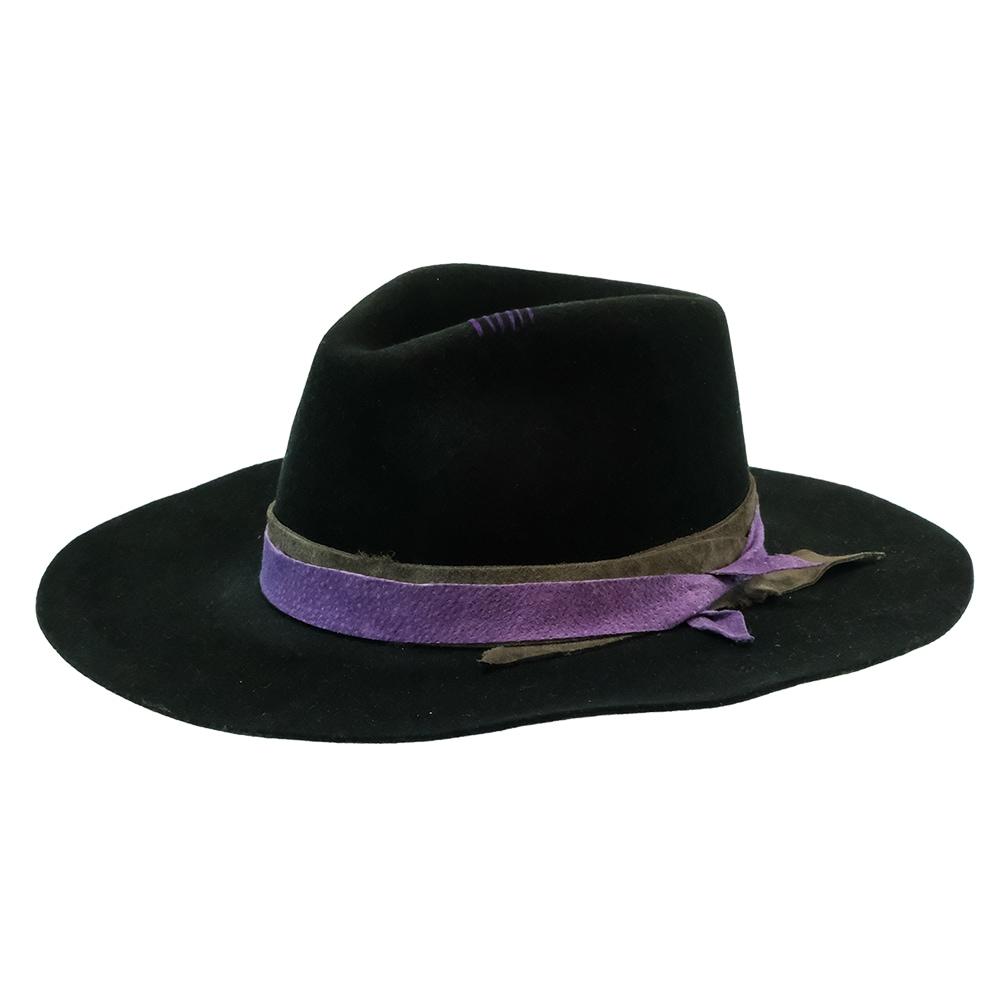 Shag & Gunn The Heavens Black Wool Hat