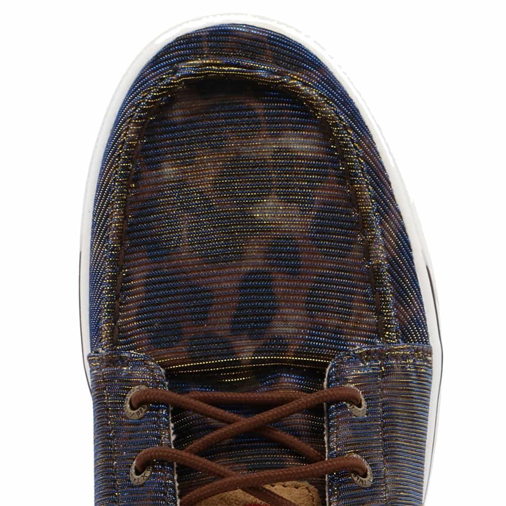 Twisted X Kicks Shiny Leopard And Brown Women's Shoes