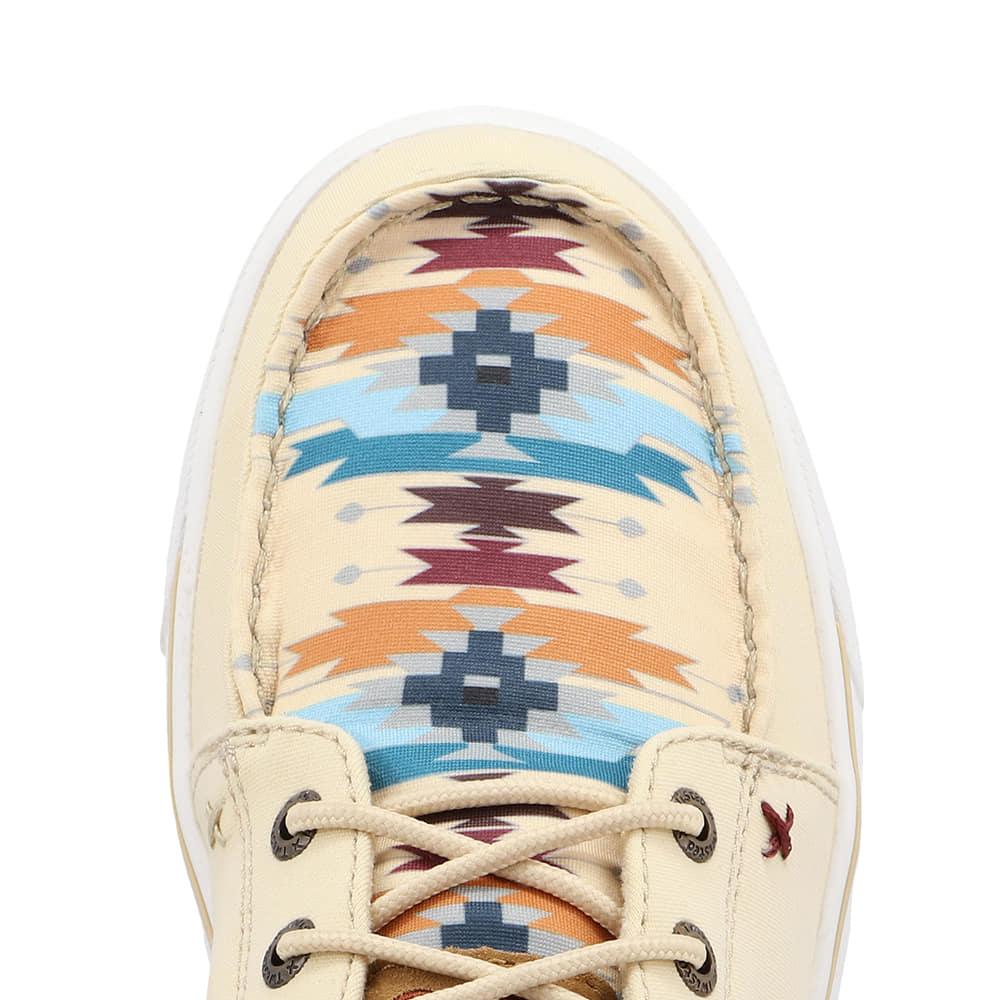 Twisted X Wheat and Aztec Toe Lace Up Women's Shoes