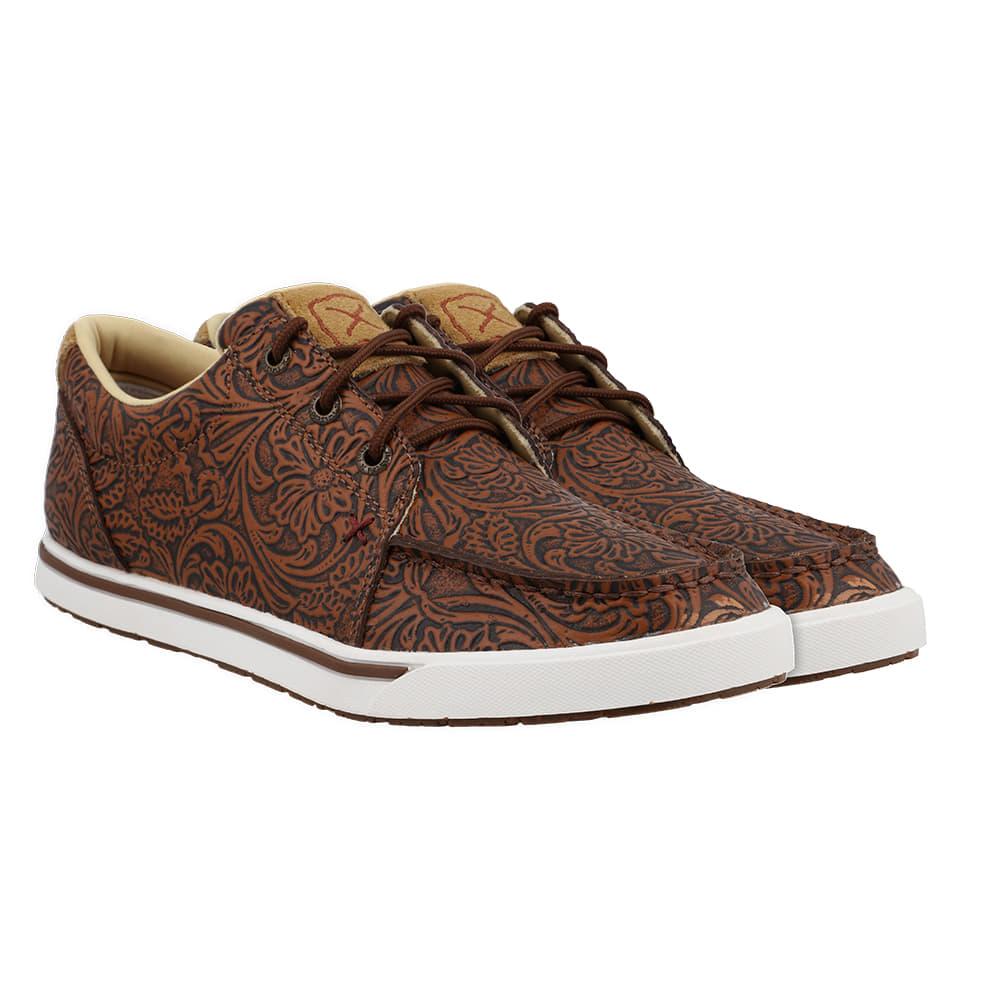 Twisted X Brown Women's Tooled Kicks