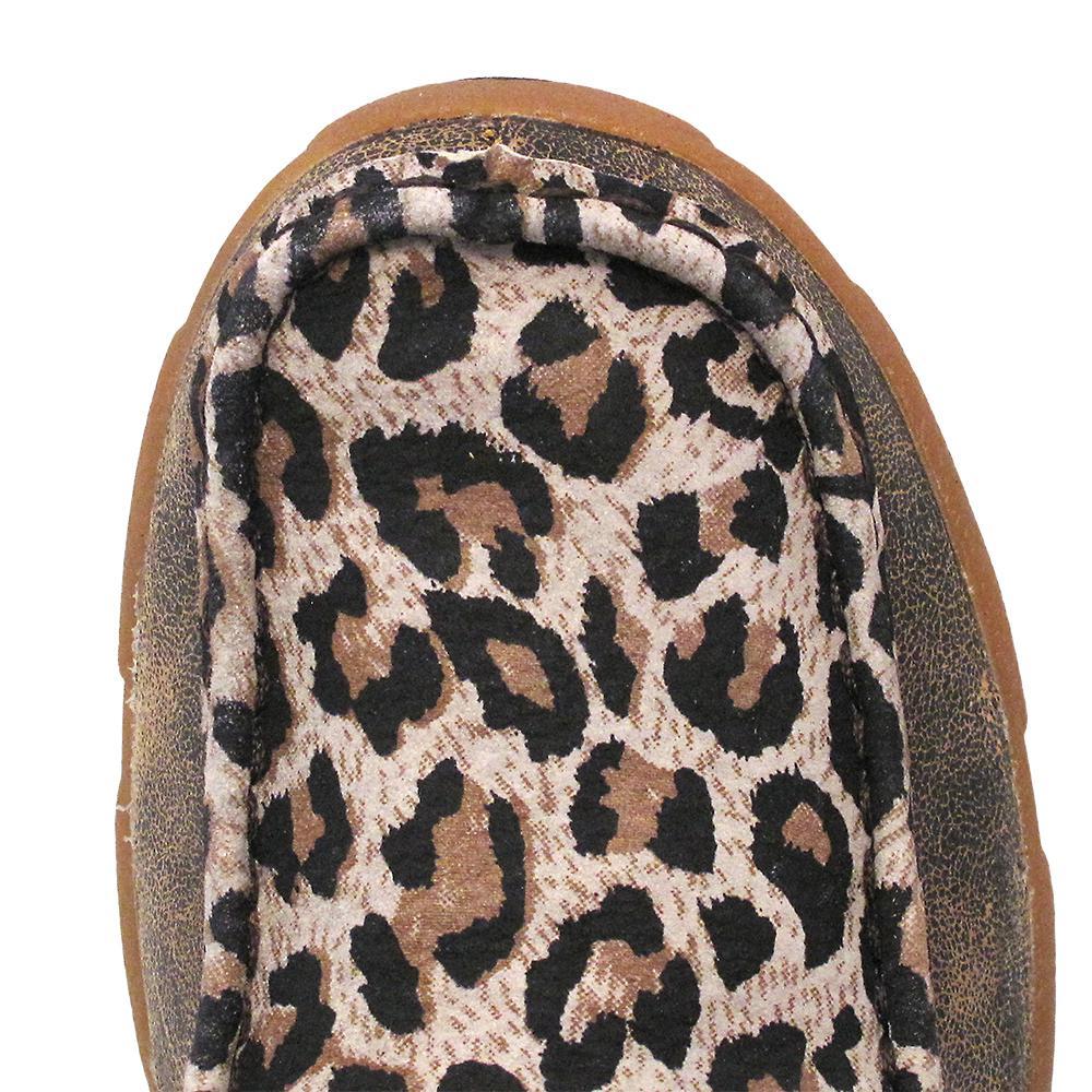 Twisted X Womens Cheetah Driving Slip On Shoe