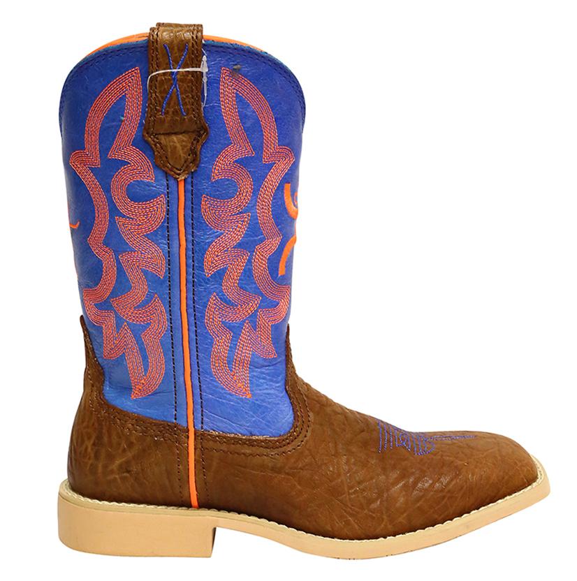 Twisted X Youth Neon Blue Hooey Cowboy Boot