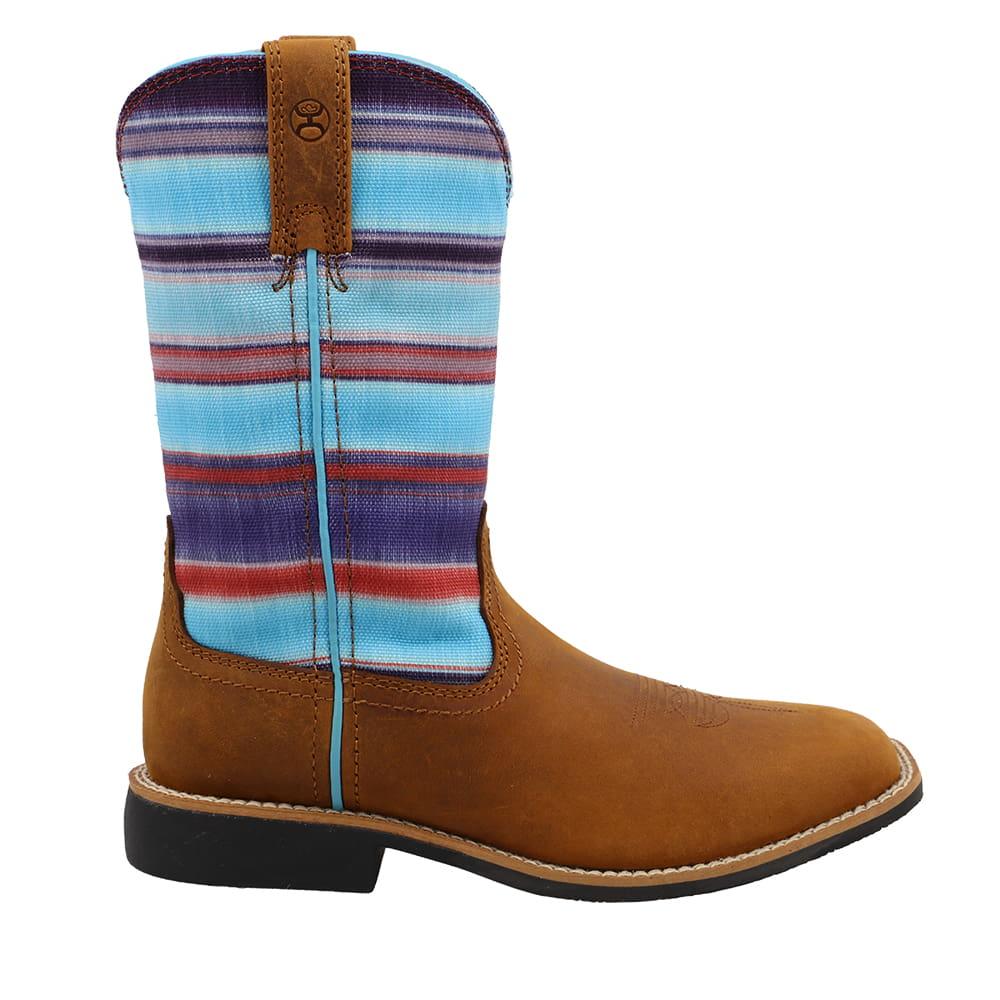 Twisted X Serape Blue Girl's Boots