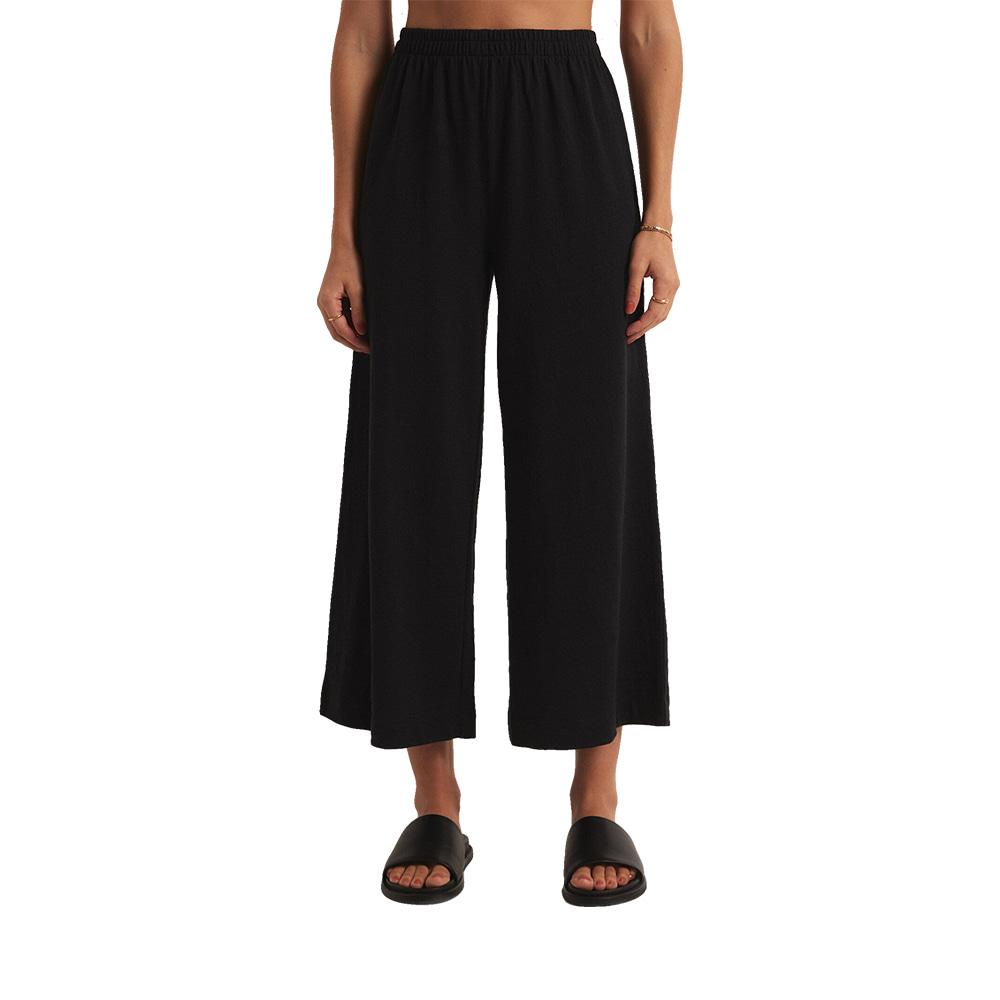 Z Supply Black Scout Women's Textured Slub Pants