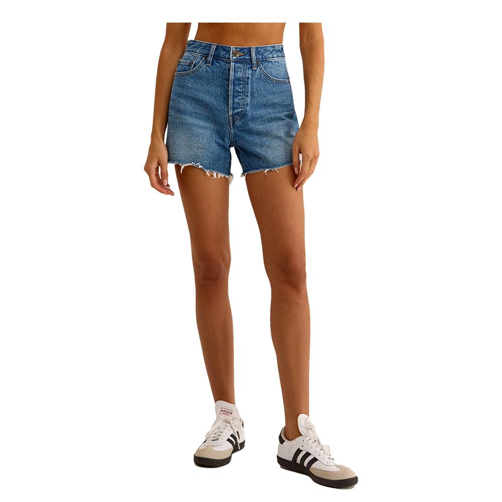 Z Supply Everyday Hi-Rise Indigo Denim Shorts