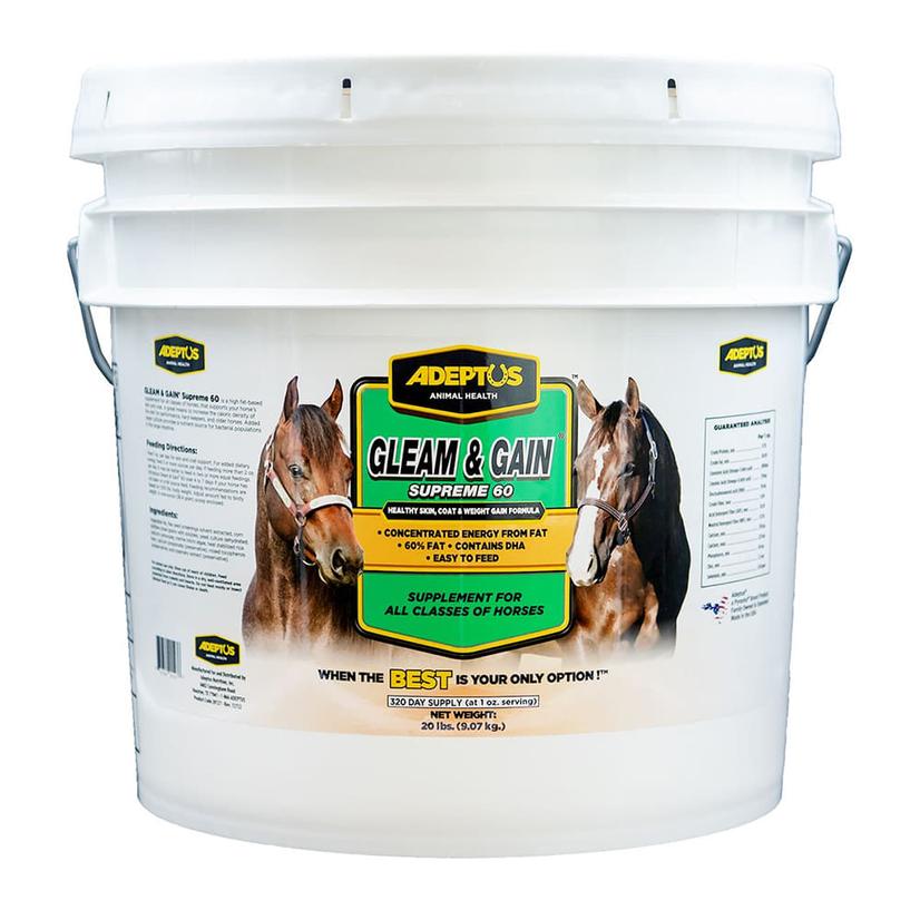 Adeptus Products Supplies 20lb / Multi Adeptus Products Gleam And Gain Supreme 60 20lb