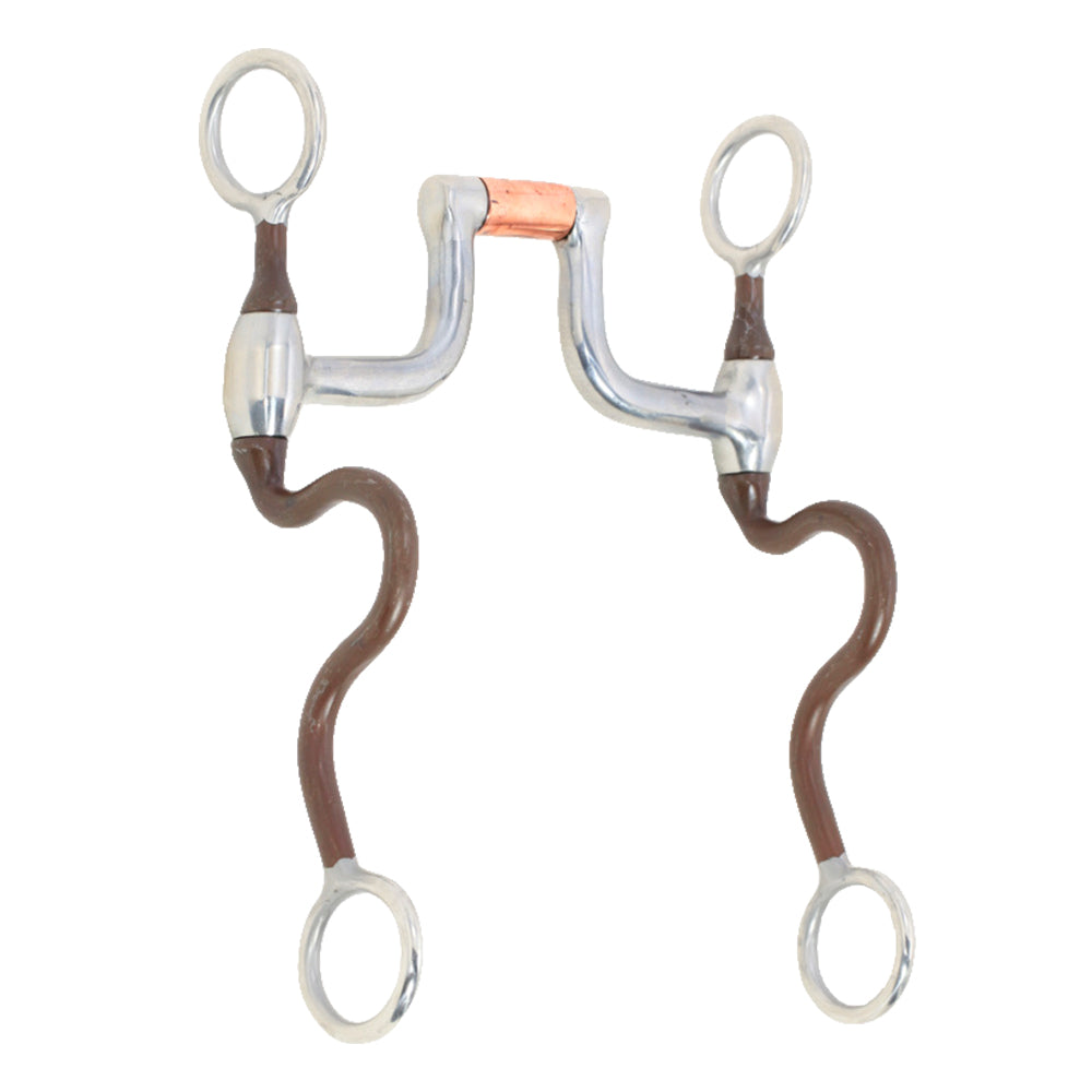 Aimee Imports Tack Aimee Imports BR 5" CO Roller Hinged Port Bit