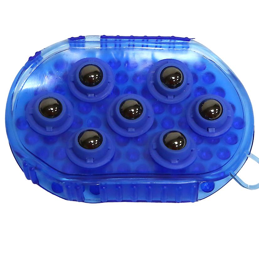 American Heritage Equine Supplies Blue Jelly Massage Mitt w/Magnets