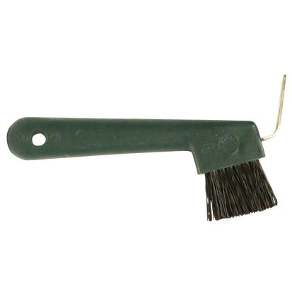 American Heritage Equine Supplies Green Hoof Pick with Brush