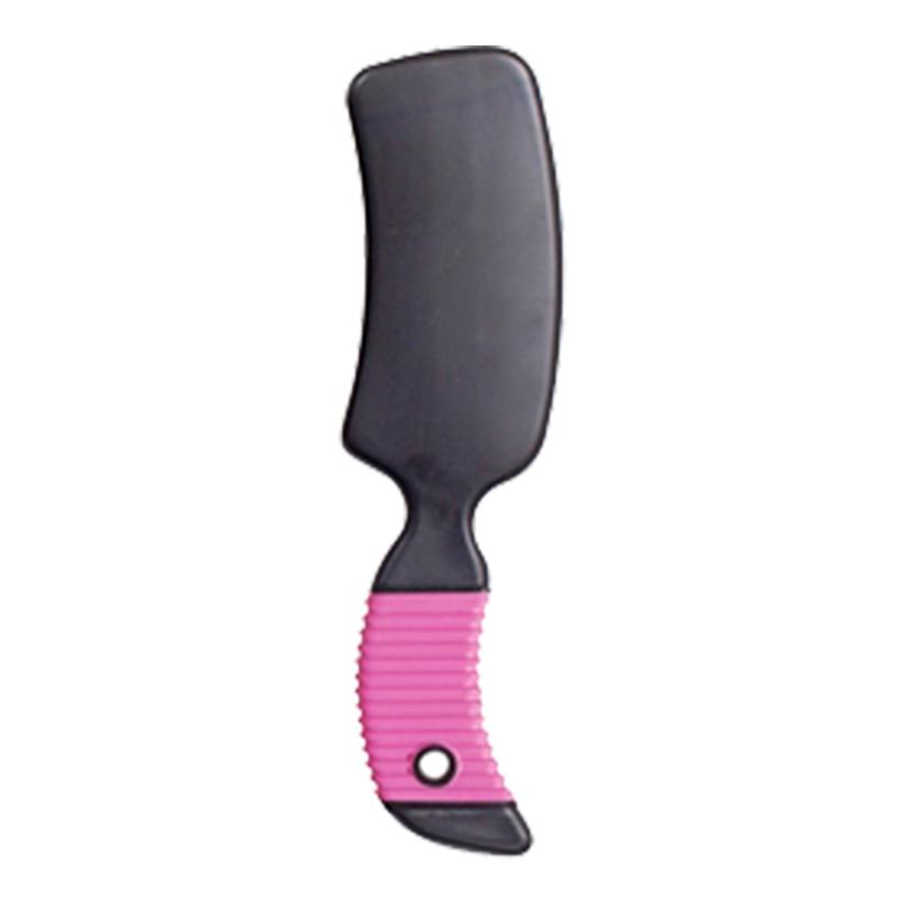 American Heritage Equine Supplies Hot Pink American Heritage Equine Curved Handle Mane and Tail Brush - Pink & Purple