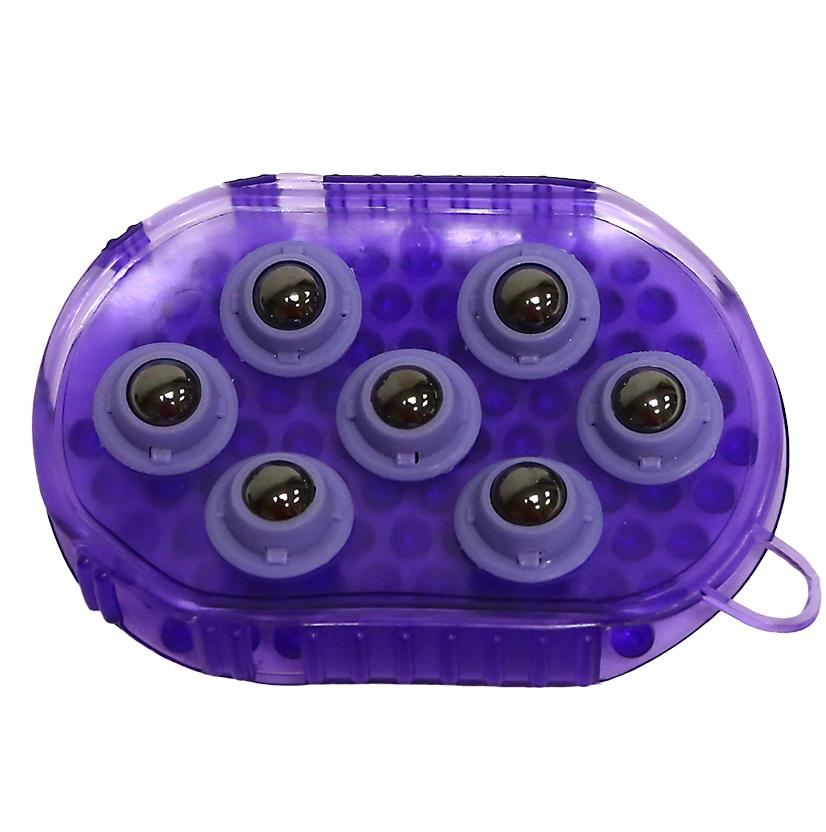 American Heritage Equine Supplies Purple Jelly Massage Mitt w/Magnets