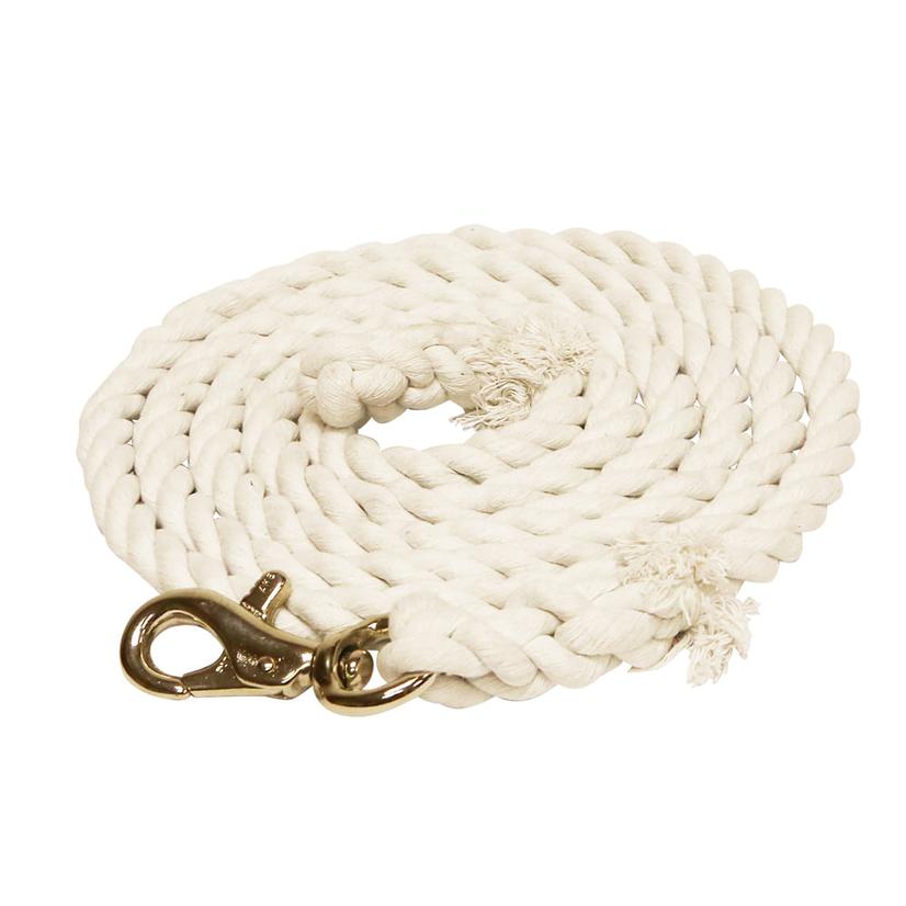 American Heritage Equine Tack 5/8" Cotton Lead Nickel Plated Buffalo Snap