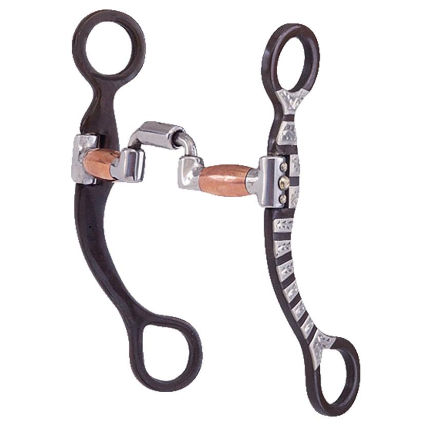 American Heritage Equine Tack Antique/Silver / 5" American Heritage Equine Silver Mounted Hinged Correction Bit