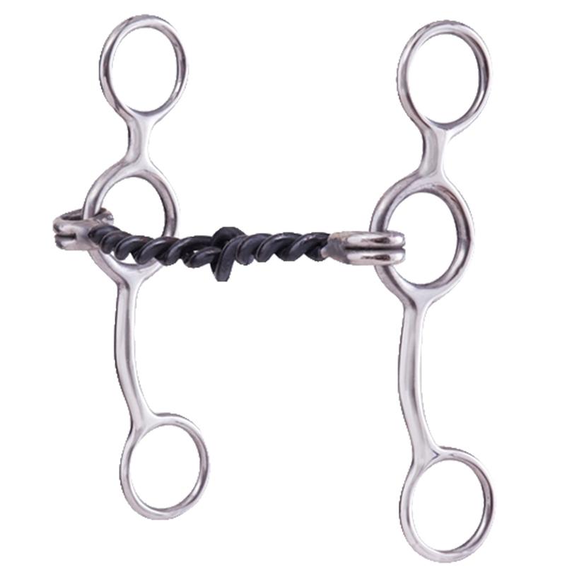 American Heritage Equine Tack Stainless Steel / 5" Junior Cowhorse Twisted Snaffle Bit