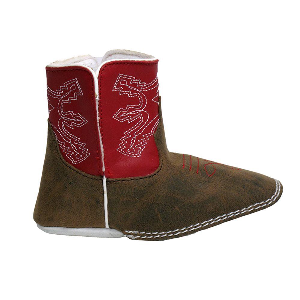 Anderson Bean Anderson Bean Red Baby Beans Square Toe Boots