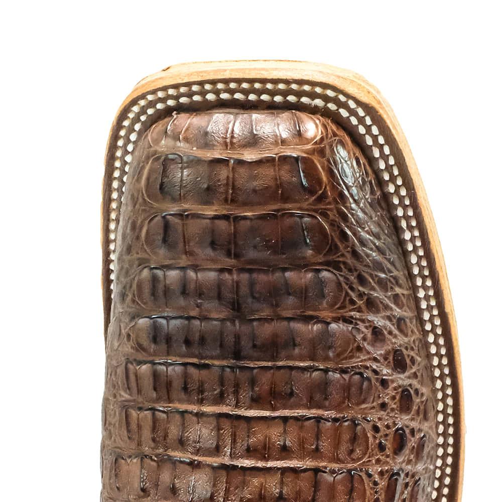 Anderson Bean Footwear Anderson Bean Chocolate Lux Hornback Caiman Ladies Boots