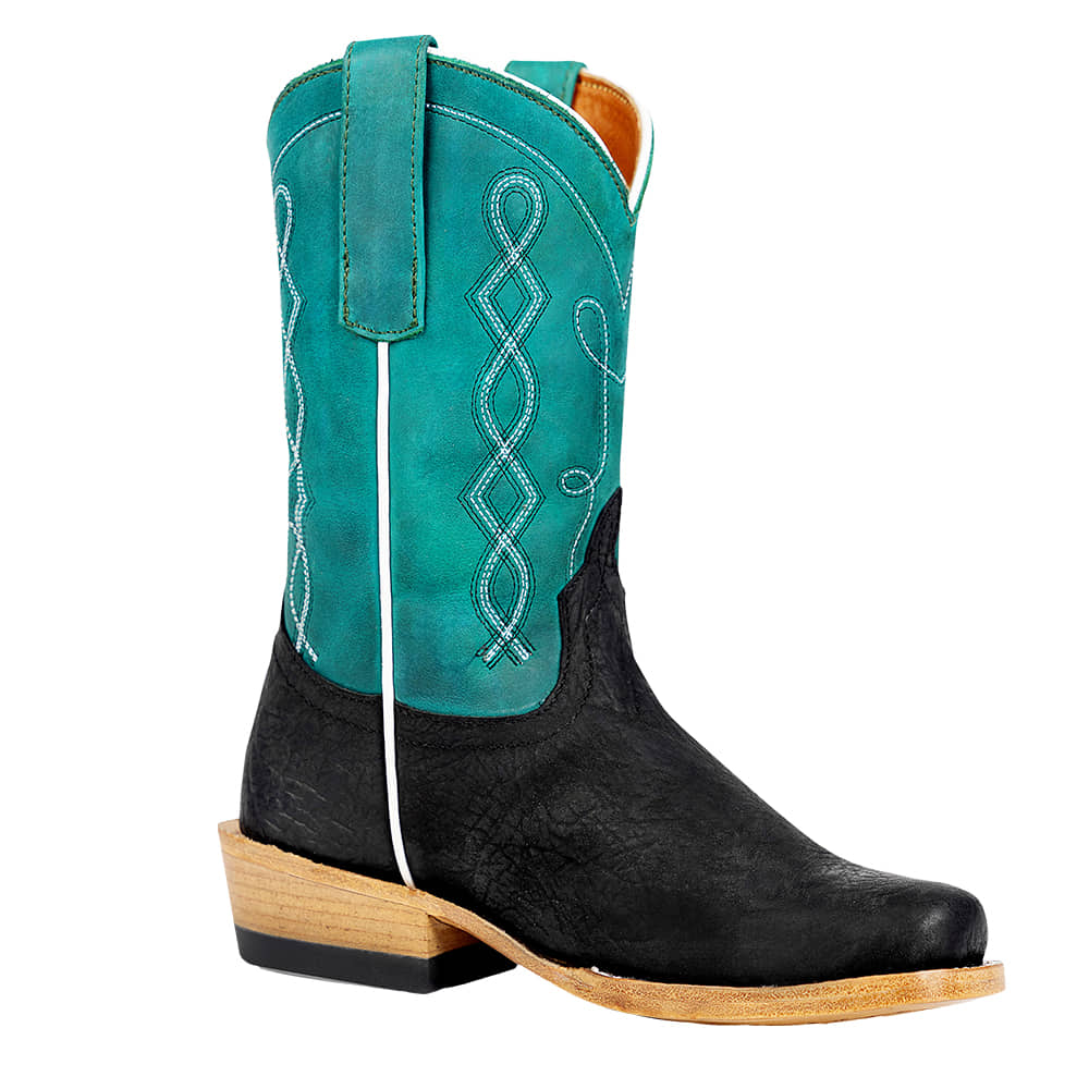 Anderson Bean Kids Footwear Anderson Bean Kids Boy's Black and Blue Boot