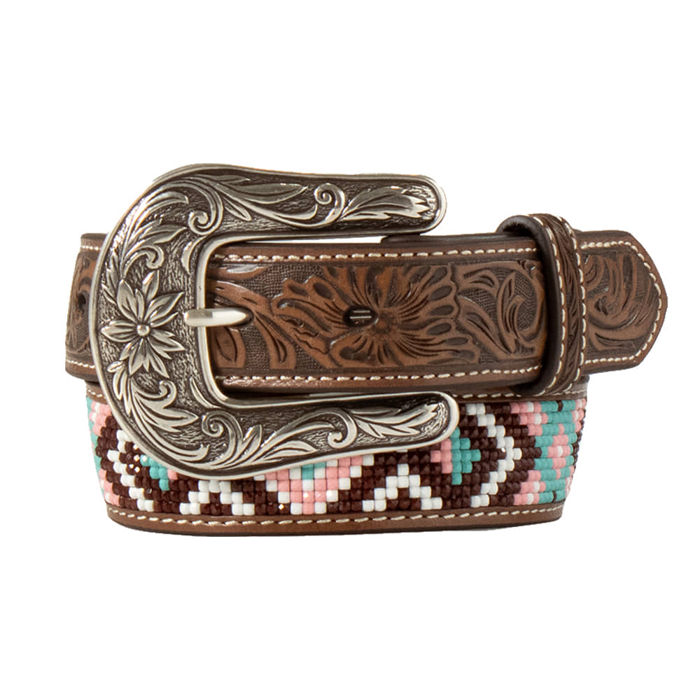 Angel Ranch Apparel Angel Ranch Multicolor Youth Bead Inlay Belt