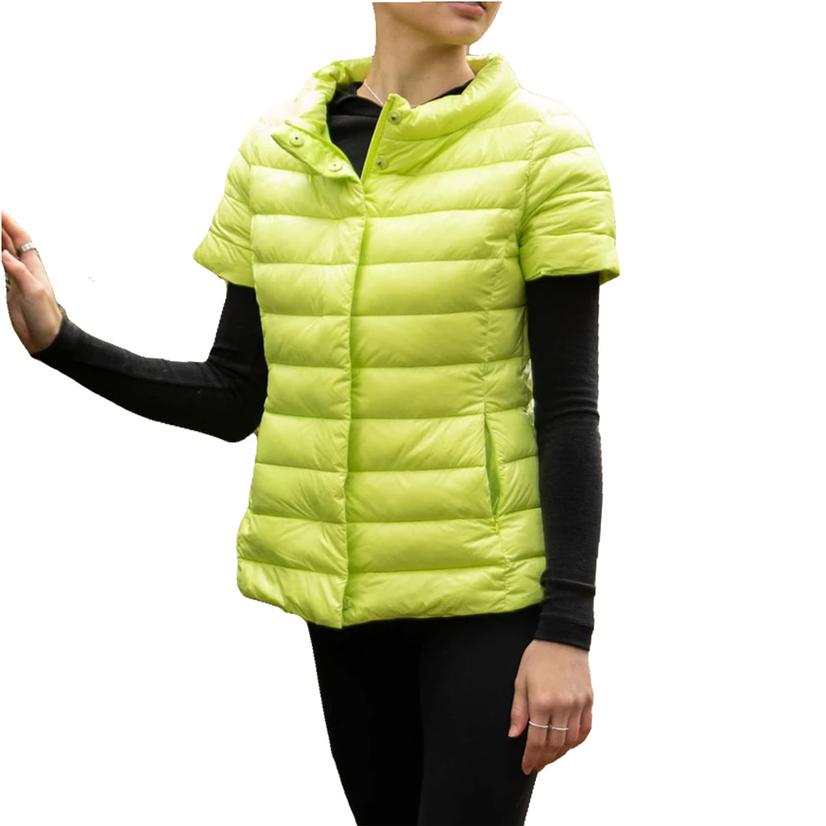 Anorak Apparel Anorak Ombre Women's Short Sleeve In Lime