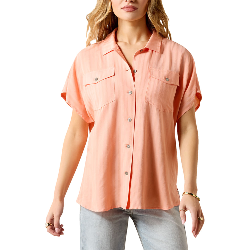 ARIAT 1000 FASHION Womens Badlands Short Sleeve Shirt