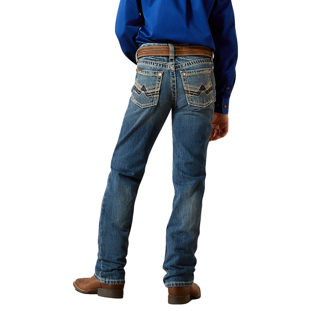Ariat Apparel Ariat B5 Slim Charger Stackable Straight Leg Boy's Jeans