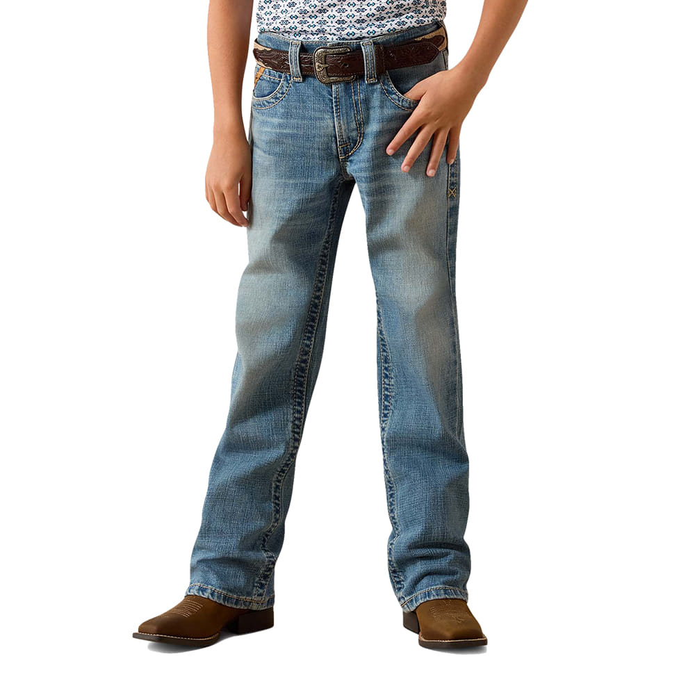 Ariat Apparel Ariat Boys B5 Leonard Slim Straight Leg Jeans