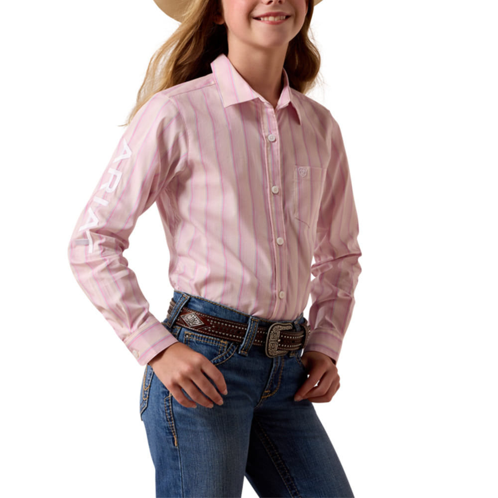 Ariat Apparel Ariat Girl's Pink Ombre Team Kirby Shirt