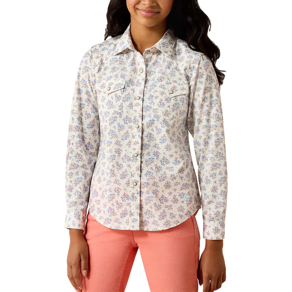 Ariat Apparel Ariat Girl's Stardust Long Sleeve Shirt