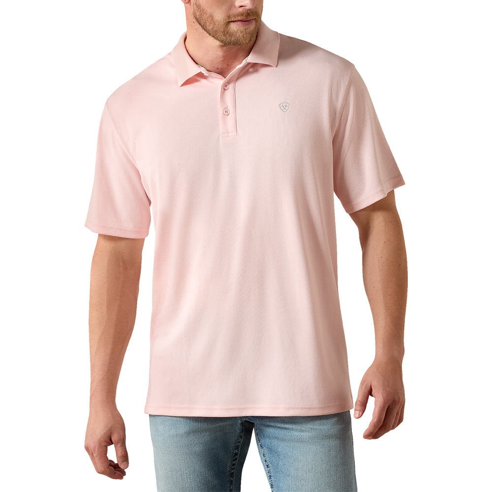 Ariat Apparel Ariat Icy Pink Tek Classic Mens Short Sleeve Shirt