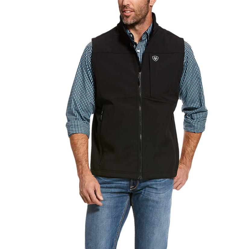 Ariat Apparel Ariat Logo 2.0 Softshell Black Men's Vest