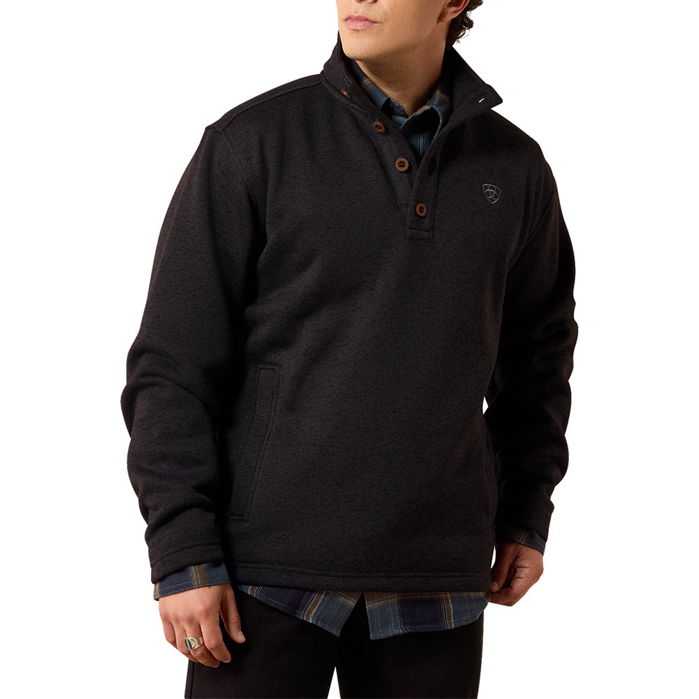 Ariat Apparel Ariat Men's Navy Caldwell Button Sweater