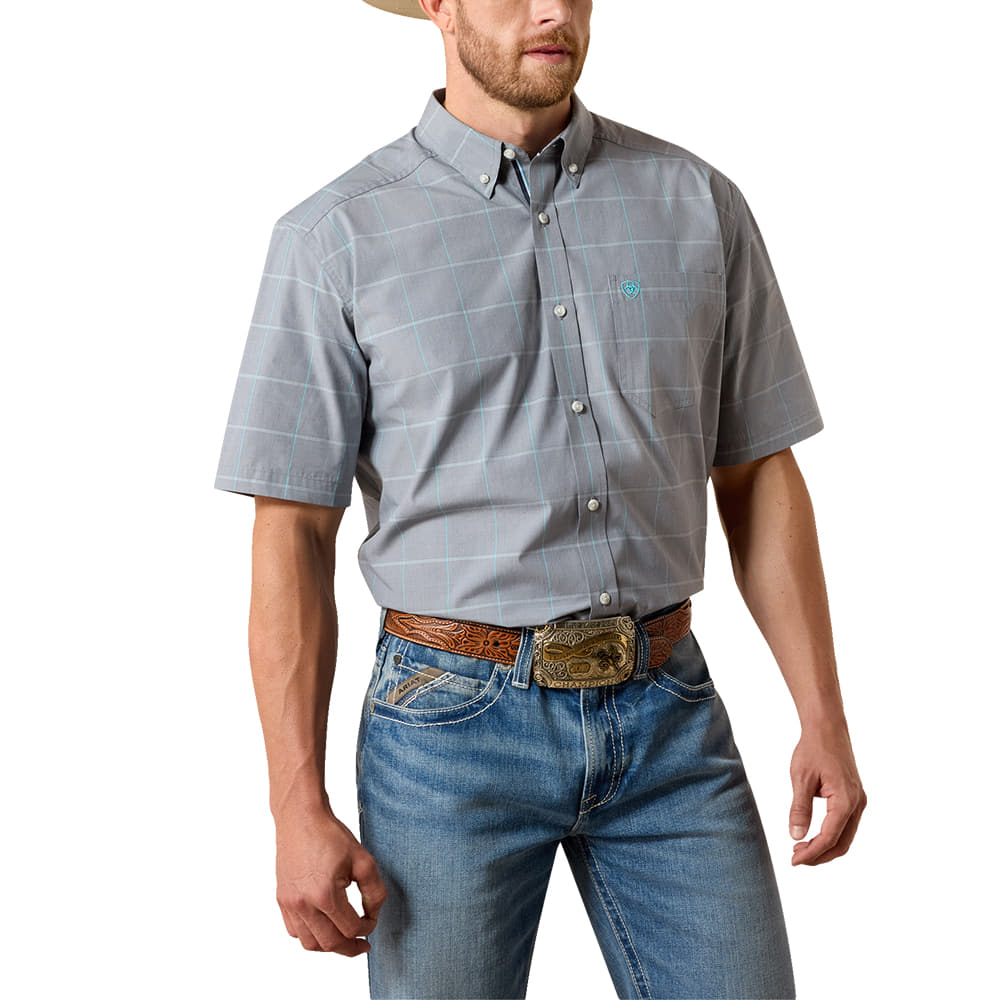 Ariat Apparel Ariat Men's Pro Series Classic Fit Shirt in Excalibur Plaid
