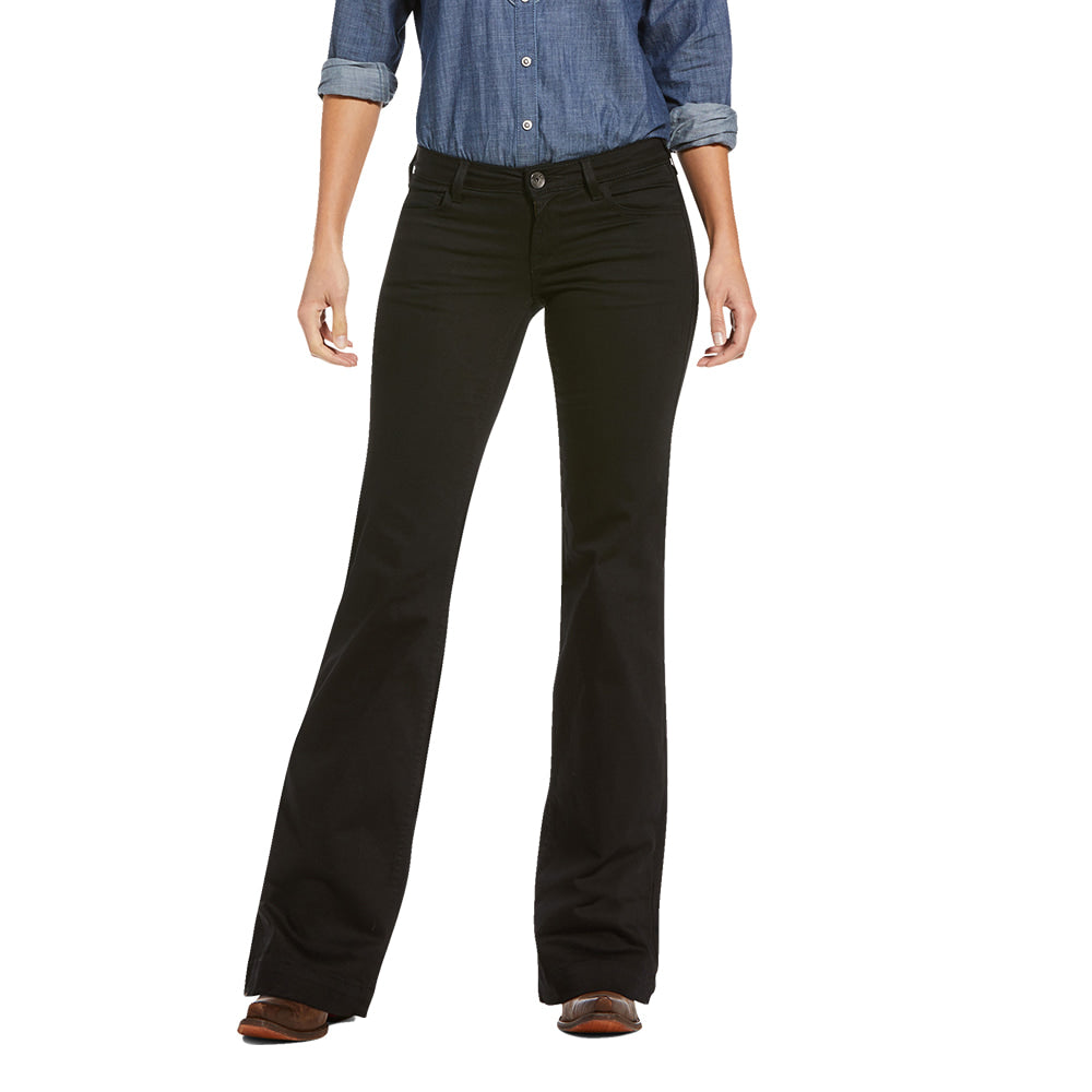 Ariat Apparel Ariat Women's Mid Rise Wide Leg Jeans