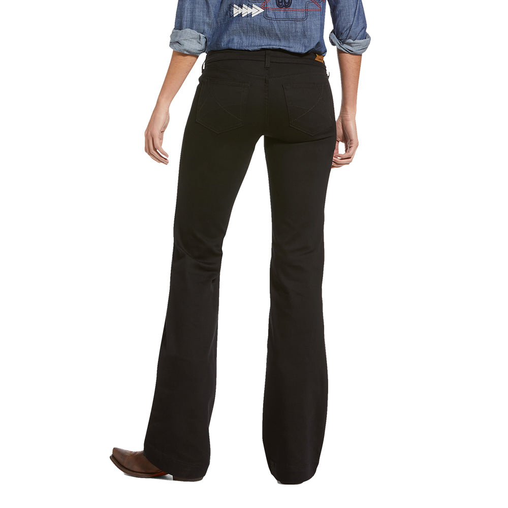 Ariat Apparel Ariat Women's Mid Rise Wide Leg Jeans