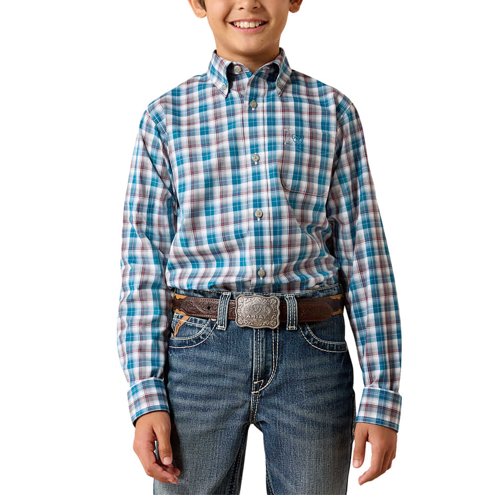 Ariat Apparel Boys Walter Classic Fit LS Shirt
