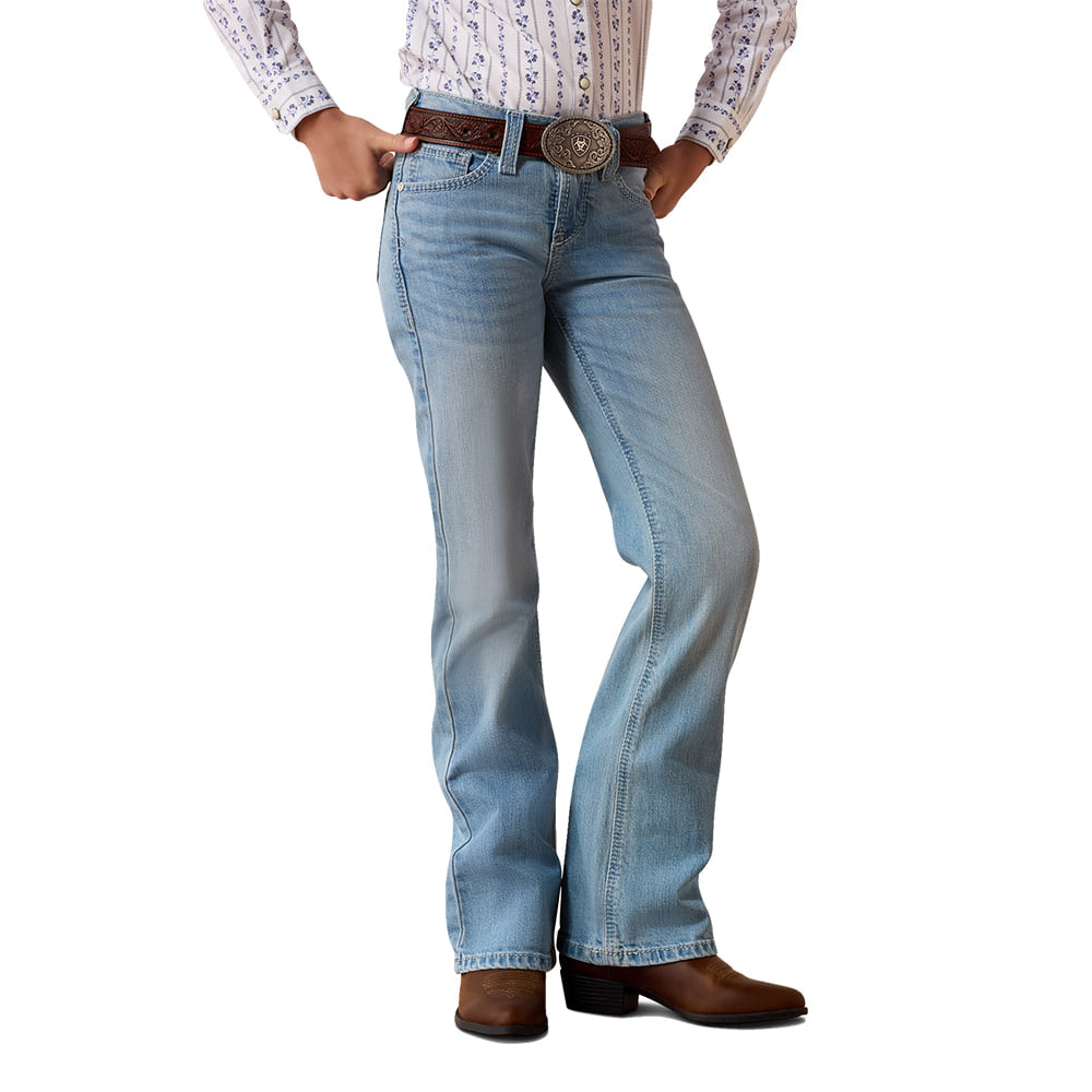 Ariat Apparel GIRLS BOOT CUT SHERRY JEAN IN PORTO