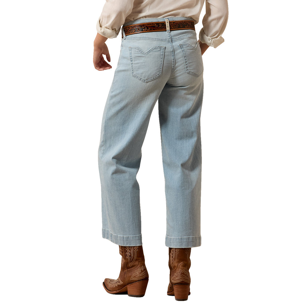 Ariat Apparel WOMENS PERFECT RISE WIDE LEG CROP CLARE IN CLAREMONT