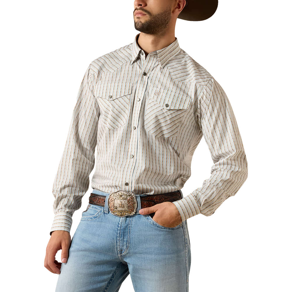 Ariat Apparel Wrinkle Free Burnard Snap Shirt