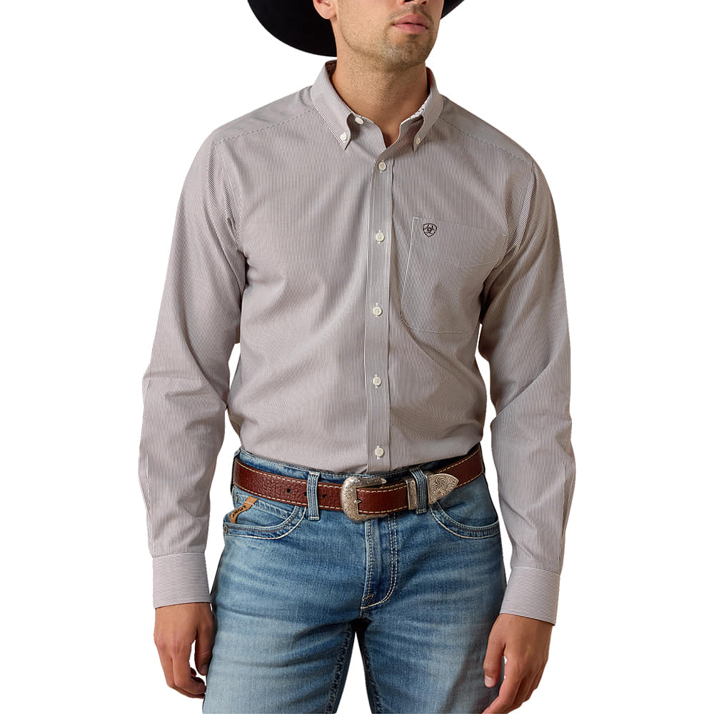 Ariat Apparel Wrinkle Free Fitted Randolph Long Sleeve Shirt