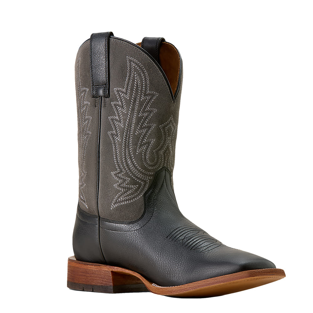 Ariat Footwear Ariat Men's Nightshade Black and Gunmetal Grey Suede County Road Boots