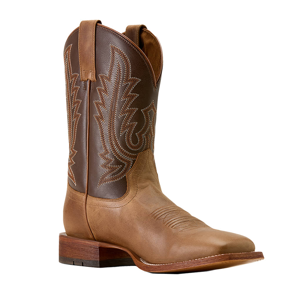 Ariat Footwear Ariat Men's Wheat Tan and Santa Fe Brown County Roads Boots