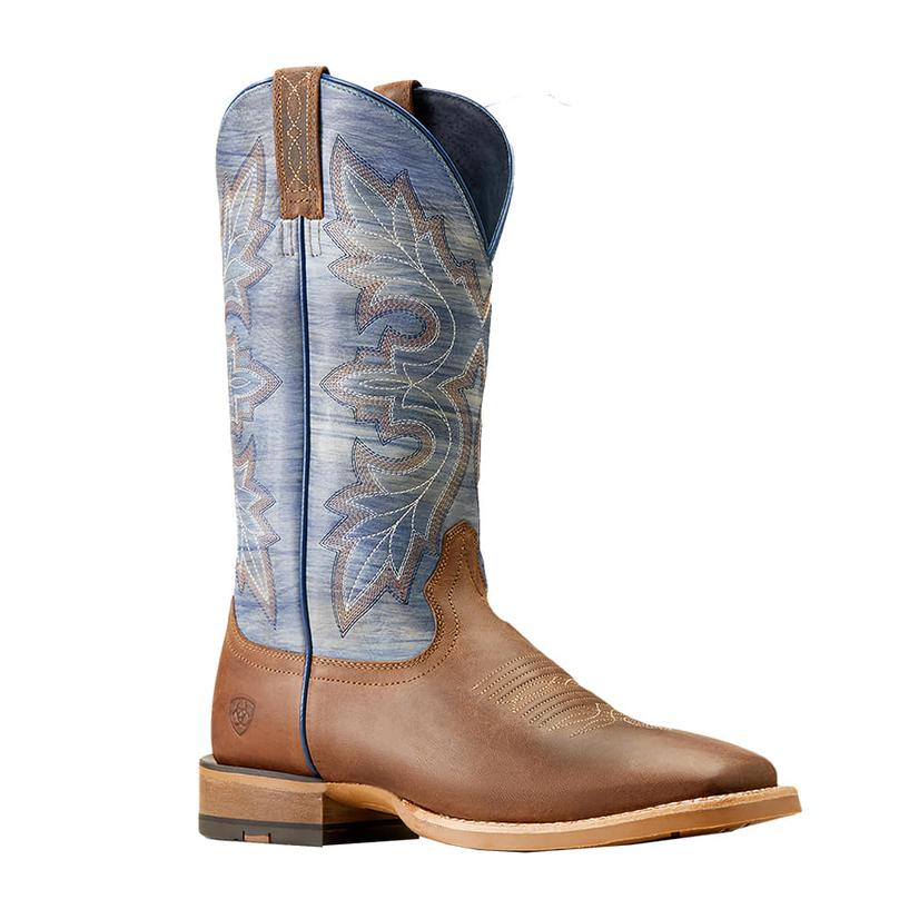 Ariat Footwear Ariat Standout Loco Brown/Cloud Blue Men's Boot